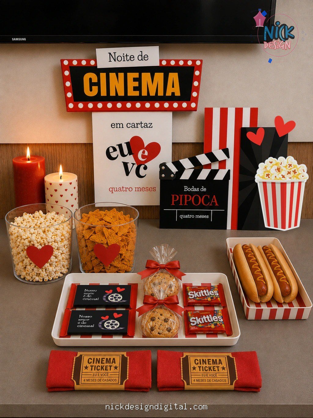 Kit Bodas de Pipoca (4 meses) - Imagem 1