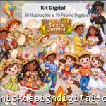 Festa Junina - Kit Digital
