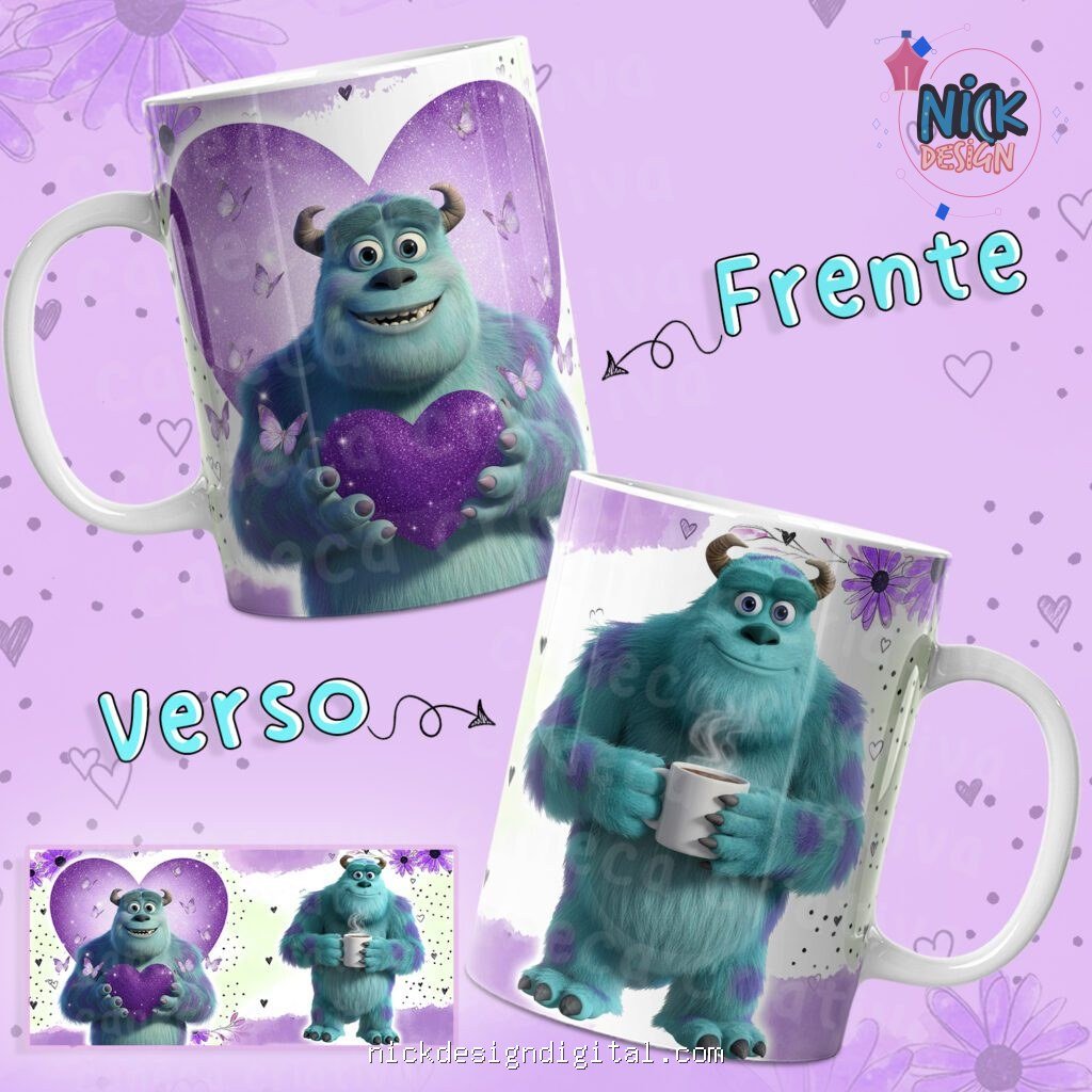 Monstros S.A - Arte Avulsa Caneca - Imagem 1