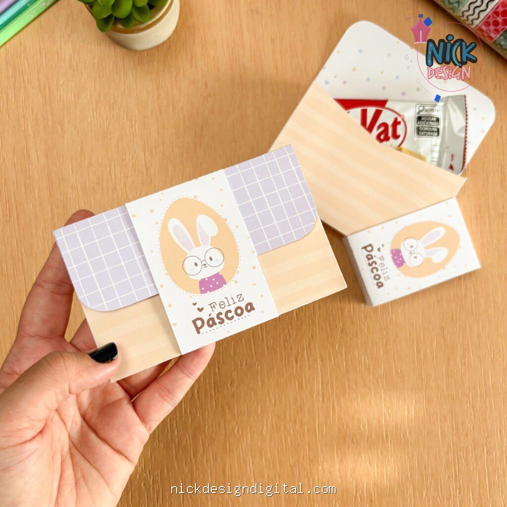 Caixas Porta Chocolate - Páscoa (Tudo pra Papelaria) - Imagem 1