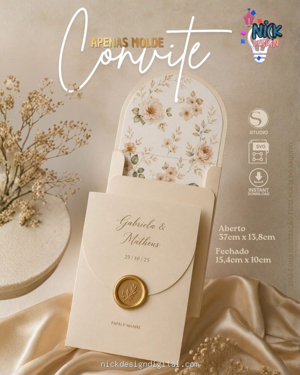 Convite de Casamento - Imagem 1