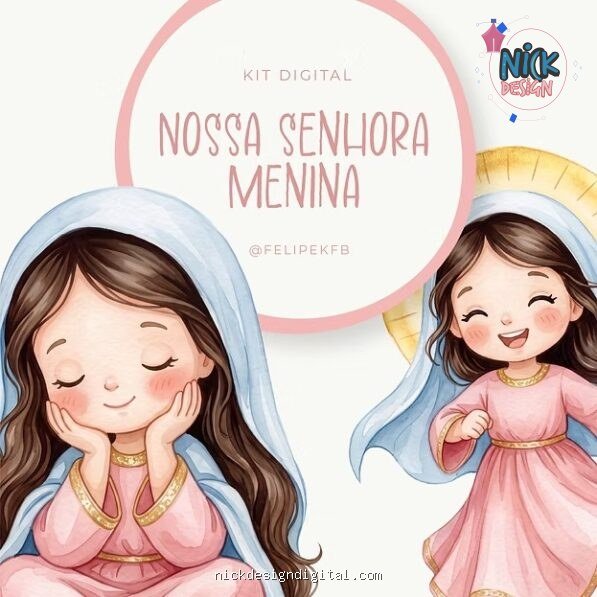 Nossa Senhora Menina – Kit Digital