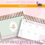 Organizador Duo Jardim A5 2.0 (Branco Papel)