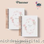 Planner Coleção Laços & Rosas Wire-o (Perfeito Miolo)