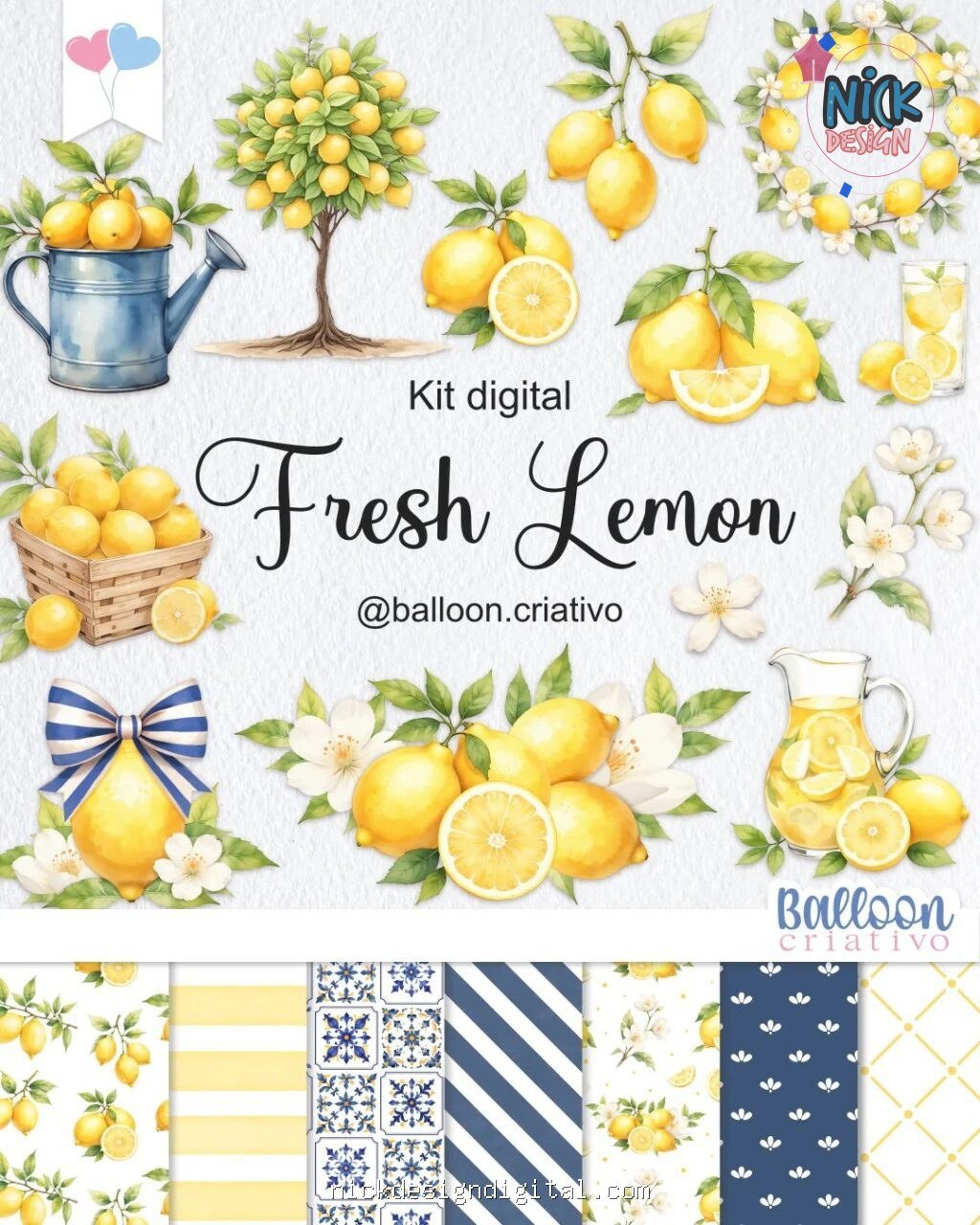Fresh Lemon - Kit Digital - Imagem 1