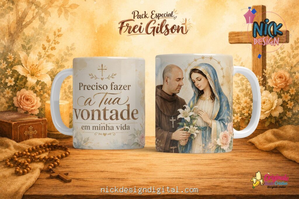 Coleção Frei Gilson - Artes para Canecas - Imagem 11