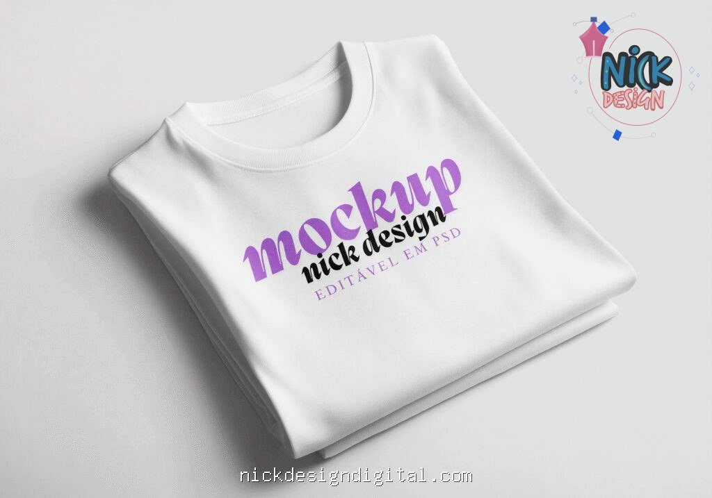 Mockup T-Shirt Elegante (PSD) - Imagem 1