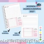 Agenda + Agendamentos 2027 - 06 Cores