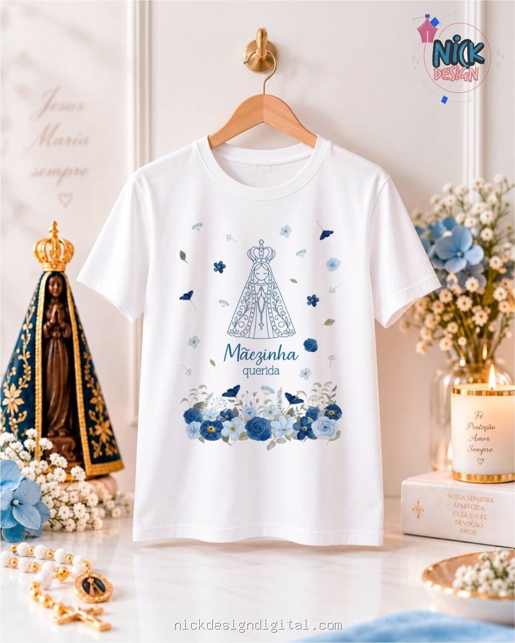N. Senhora Aparecida - Artes Camisas - Imagem 7