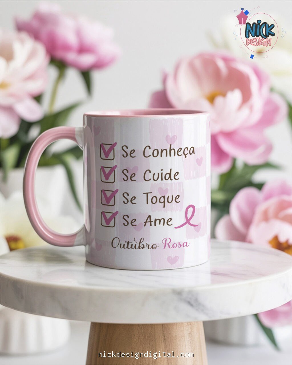 Kit Canecas Outubro Rosa V7 - Imagem 5