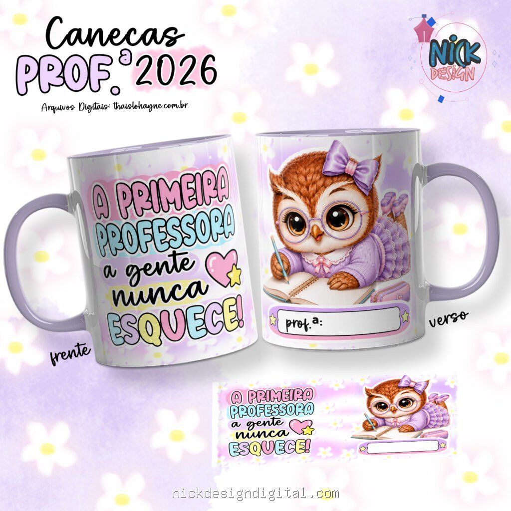 Corujinhas 2026 - Dia dos Professores - Versão Feminina (PRÉ-VENDA) - Imagem 6