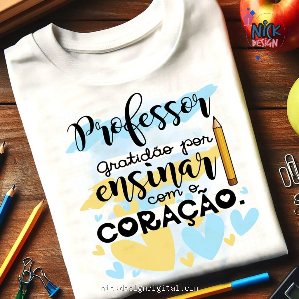 Artes Camiseta Dia dos Professores 2025 - Imagem 6