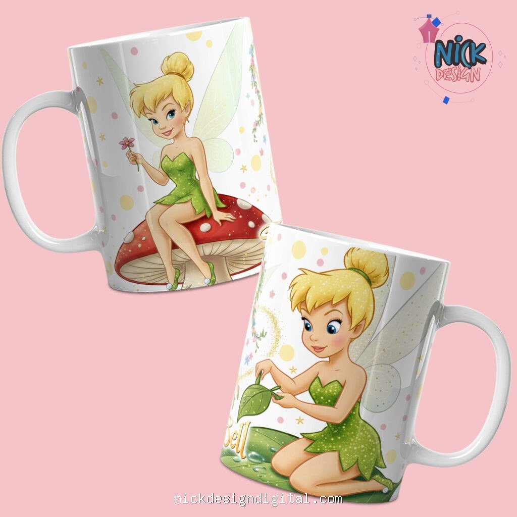 Peter Pan e Sininho - Artes para Caneca - Imagem 5