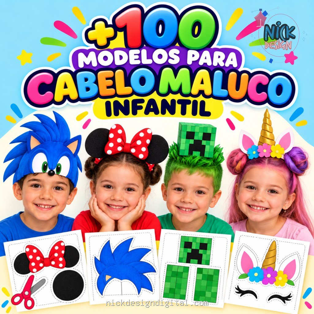 Cabelo Maluco - 100 Modelos - Imagem 1