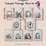Capas Coleção Vintage Tons de Rosa (Perfeito Miolo)