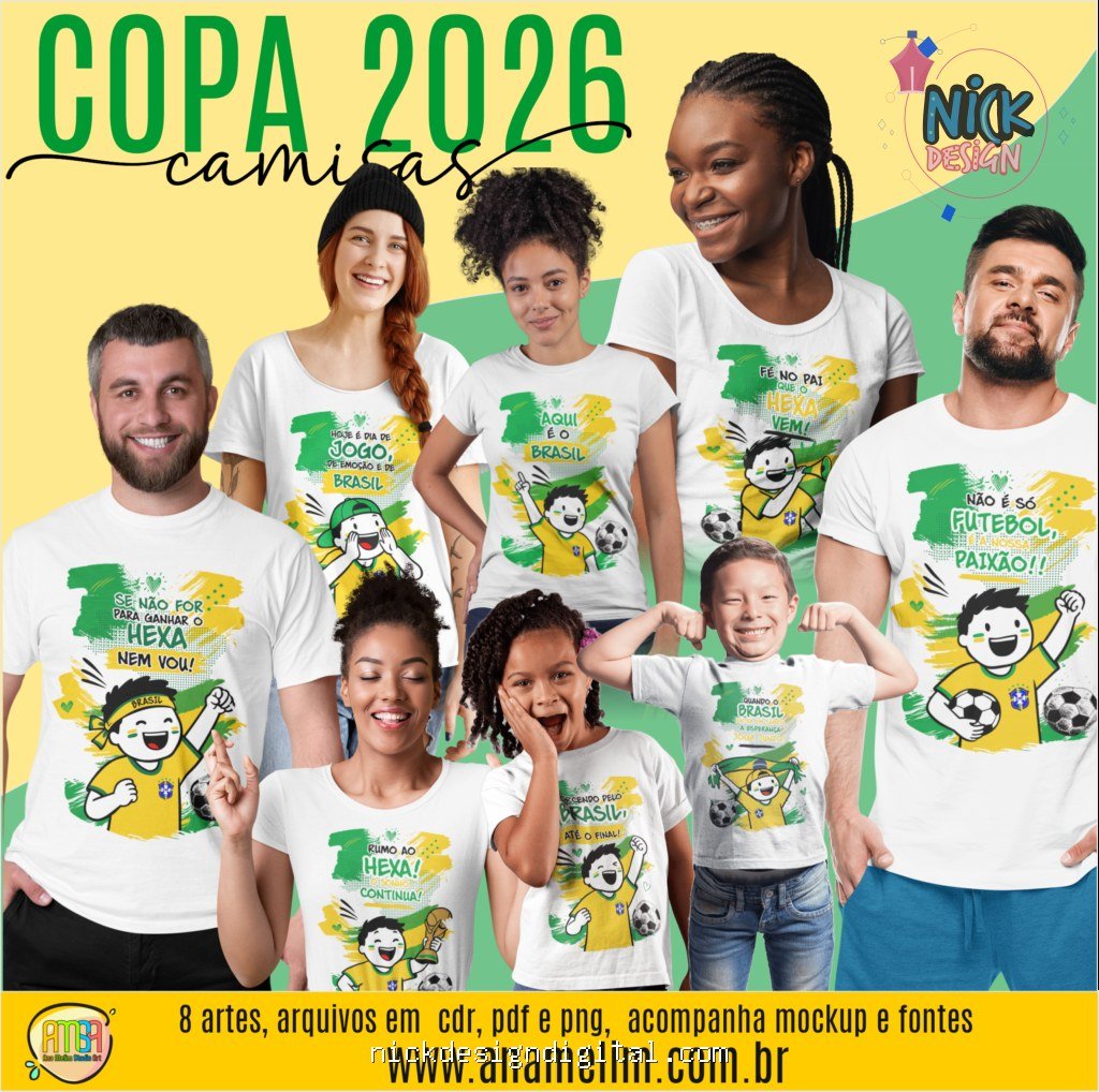Copa 2026 - Artes para Camisa - Imagem 1