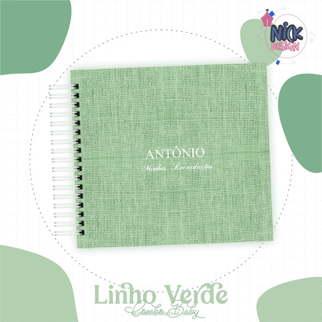 Linho verde claro - Kit Maternidade - Imagem 1