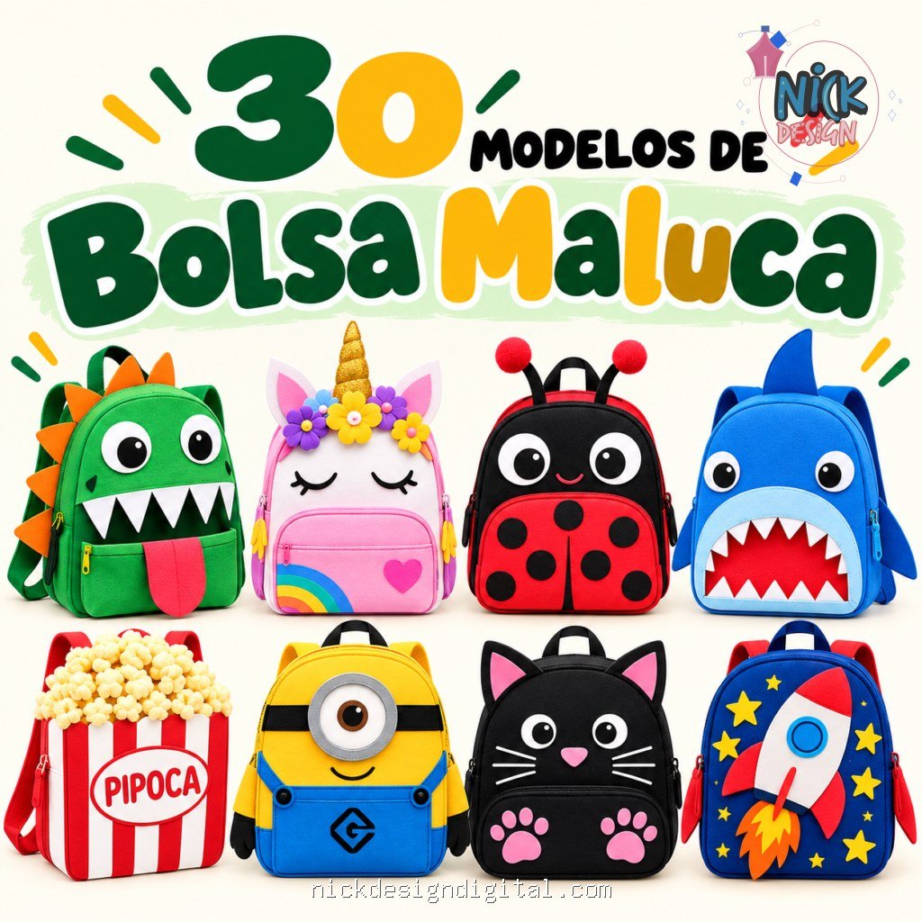 Bolsa Maluca - 8 Modelos - Imagem 1