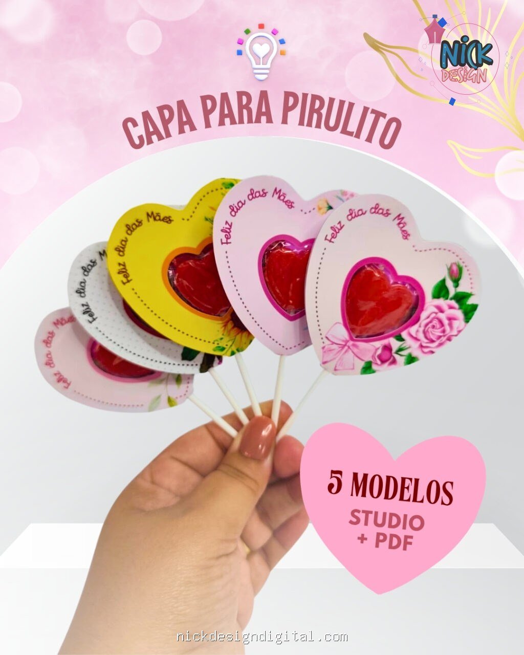 Capa para Pirulito - Dia das Mães - Imagem 1