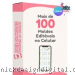 Mais de 100 Moldes Editáveis no Celular