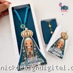 Nossa Senhora de Aparecida - Caixa Terço + Brinde