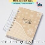 Mini Agenda Datada 2026 - A6 2DPP