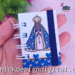 Mini Bíblia Chaveiro - Nossa Senhora Aparecida