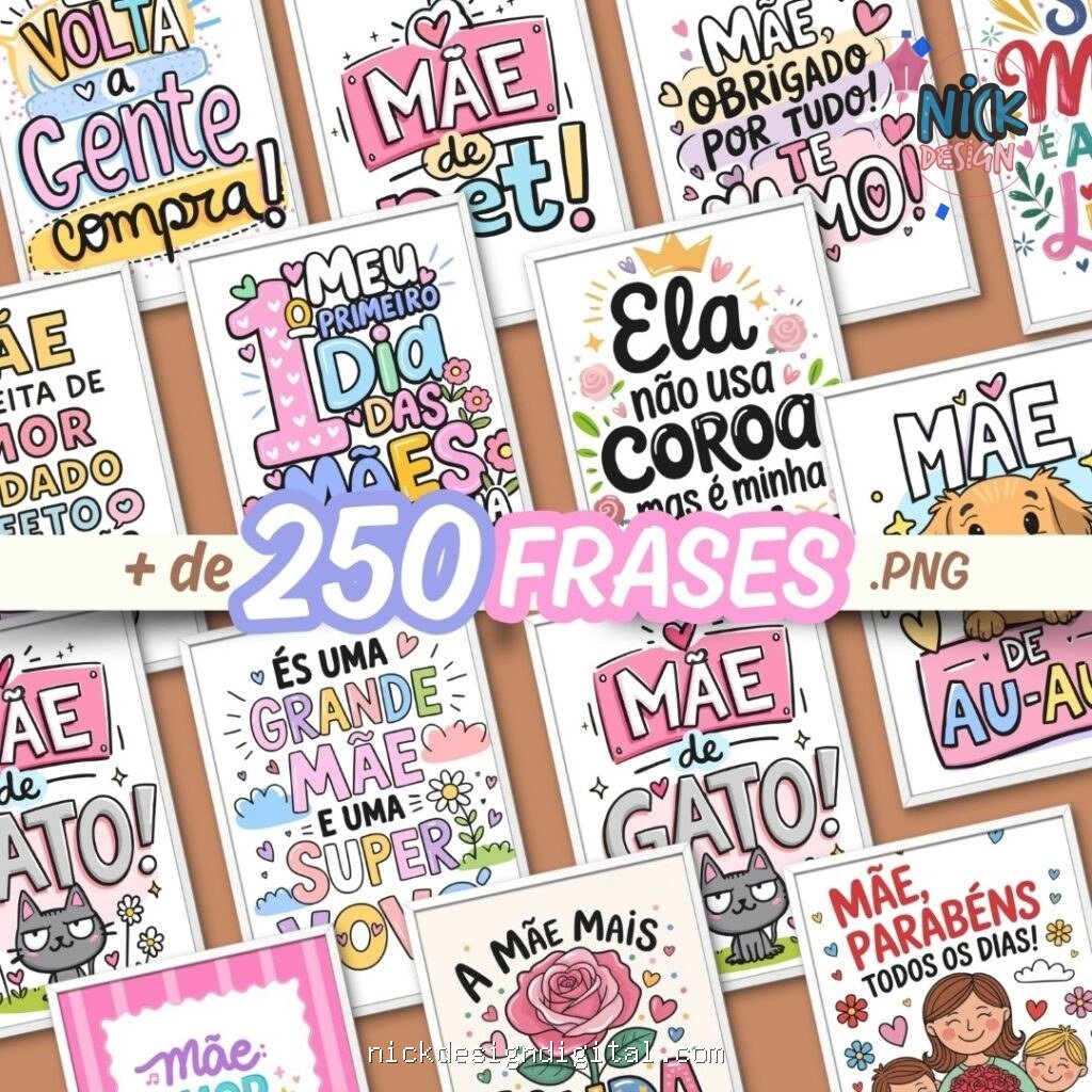 + de 250 FRASES Dia das Mães (Pandoca) - Imagem 1