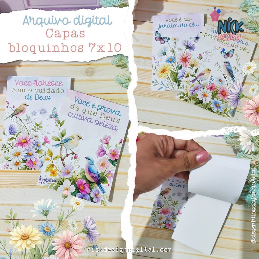 Capa bloquinho 7x10 - Imagem 1