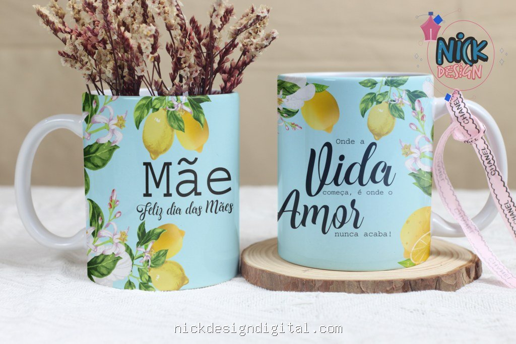 Mamãe Floral - Artes para Caneca - Imagem 4