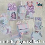 Fundo do Mar Rosa Cute - Kit Festa Pronta