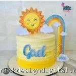 Sol Cute - Topo de Bolo