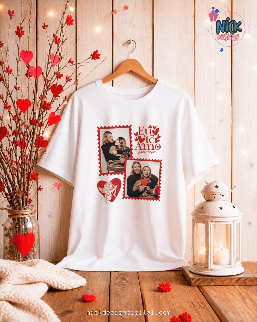 Namorados V7 COM FOTO - Artes para Camisas - Imagem 13