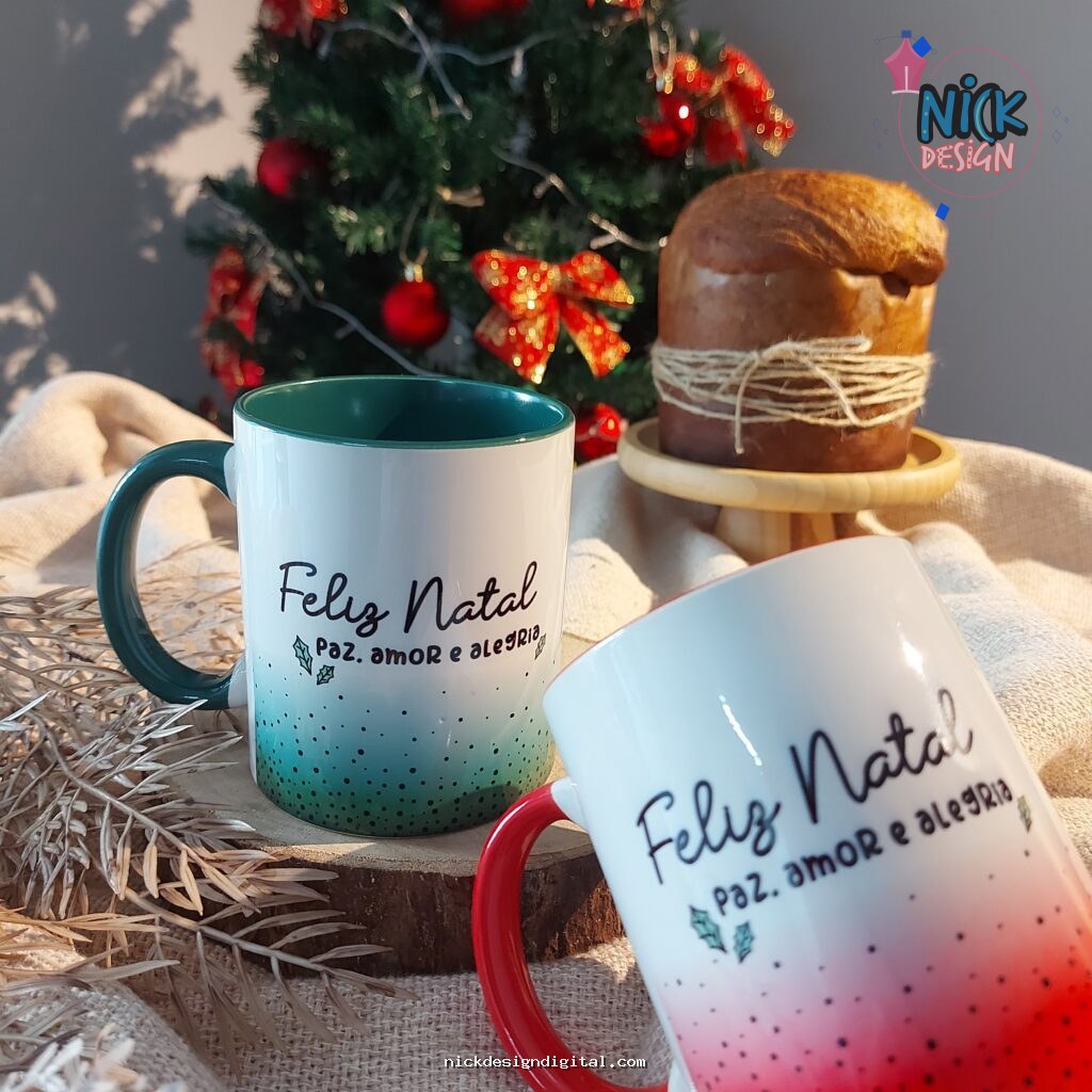 Artes p/Canecas - Coleção Natal 2023 (Fernanda Yuki) - Imagem 1