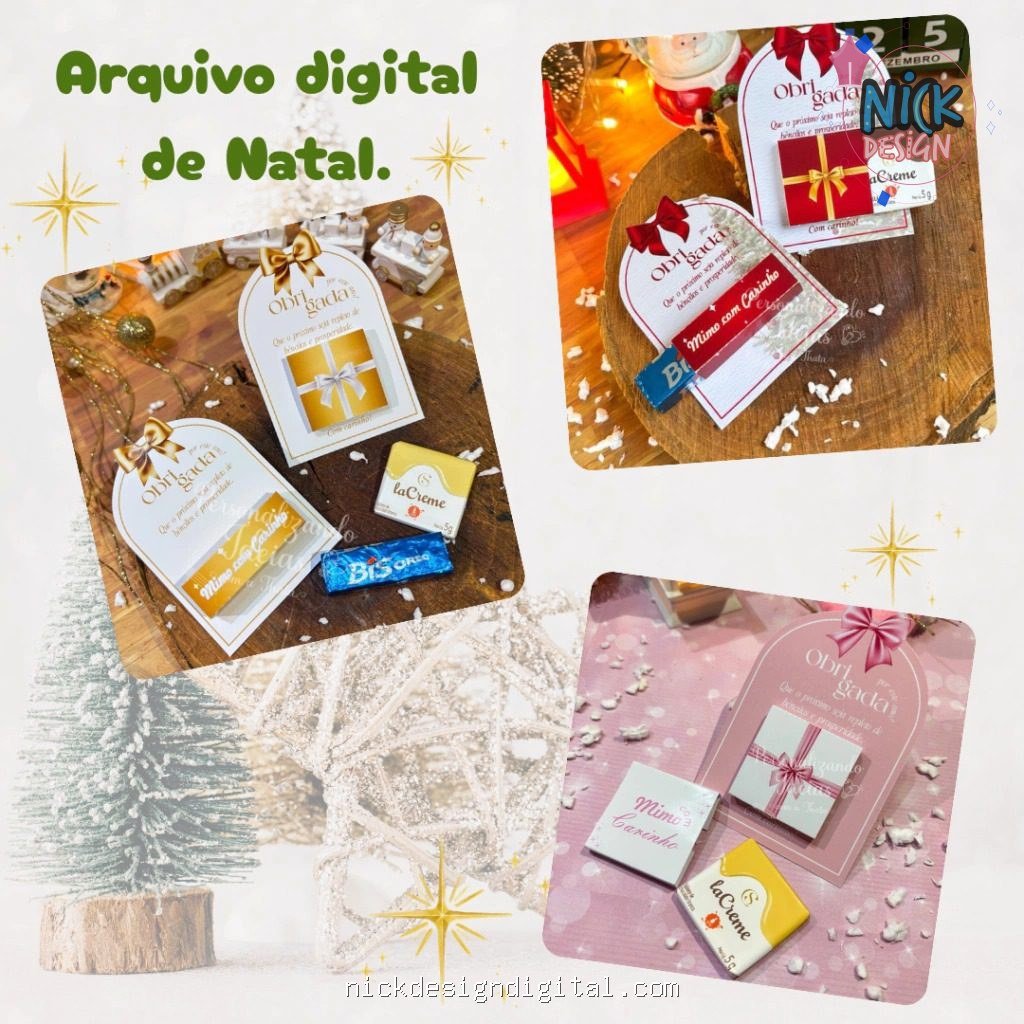 Card lacreme ou bis Natal