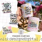 Frases Básicas Curtas + Canecas