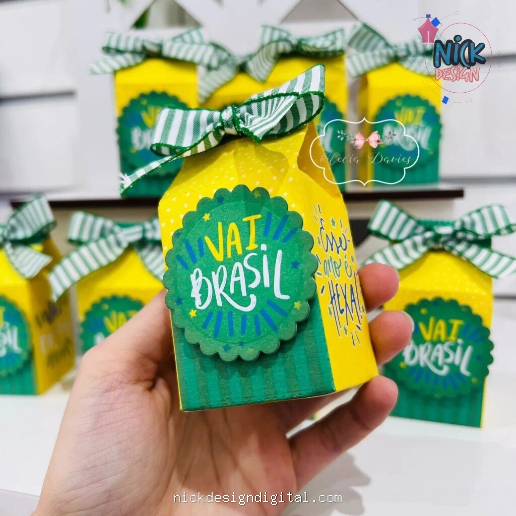 Mini caixa milk Brasil copa 2026 - Imagem 1