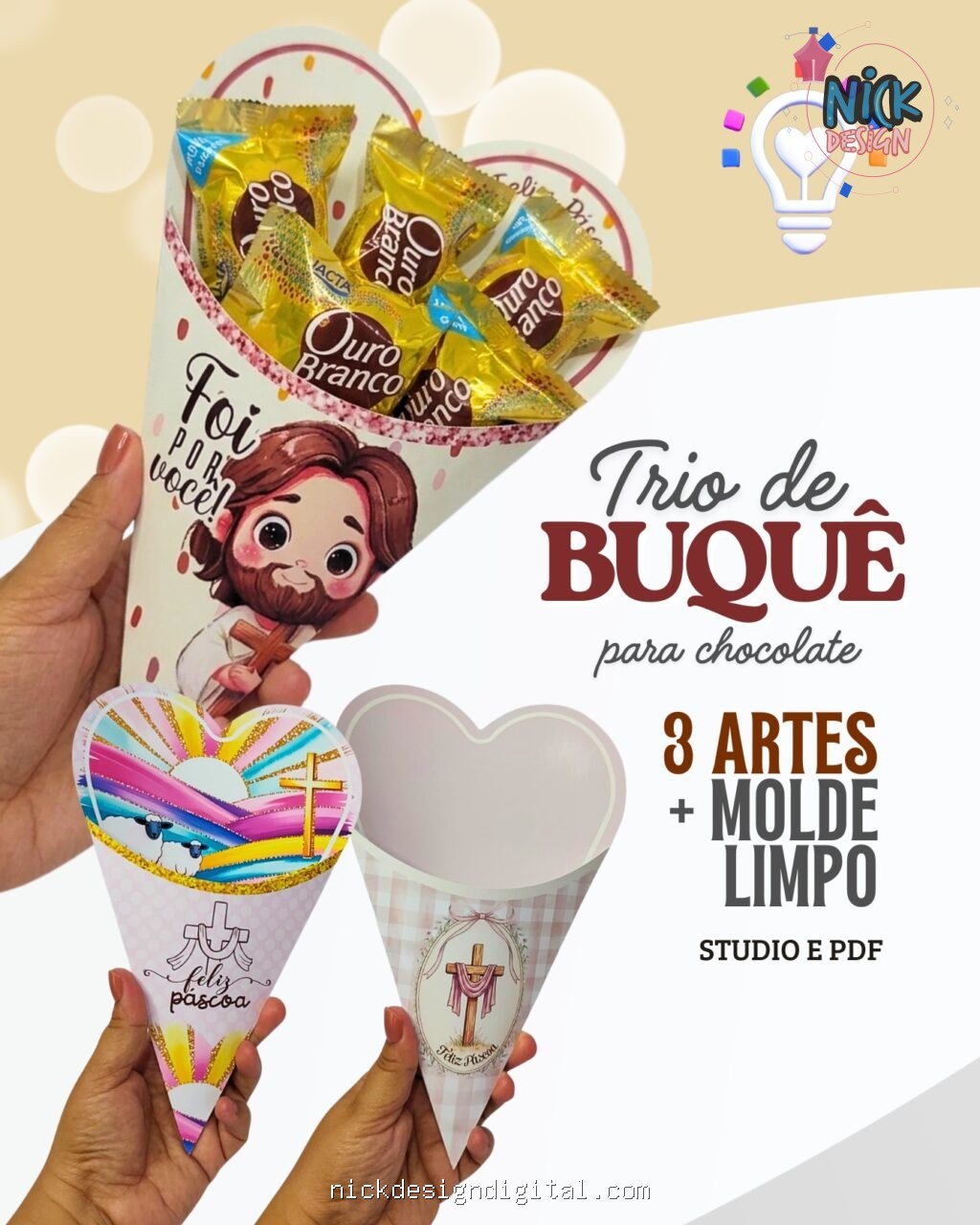 Cristo - Buquê para Chocolates - Imagem 1