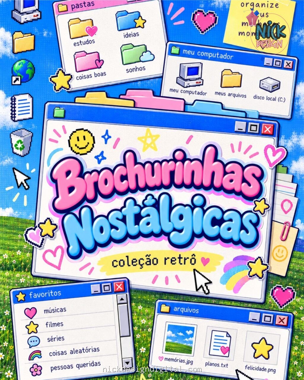 Coleção Brochurinhas Nostálgicas (Letterinhas) - Imagem 1