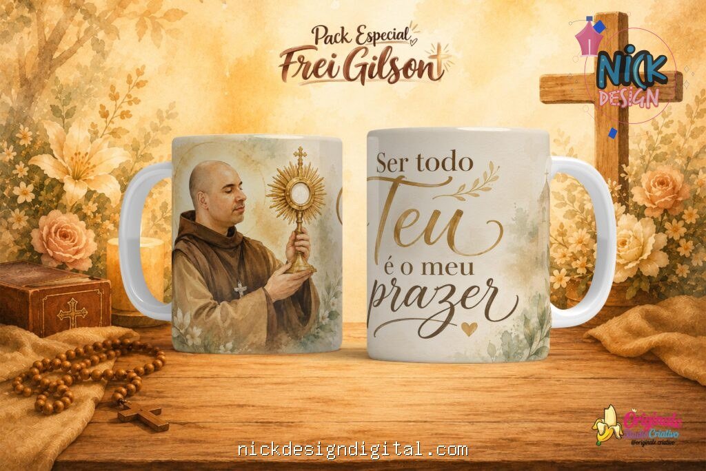 Coleção Frei Gilson - Artes para Canecas - Imagem 8