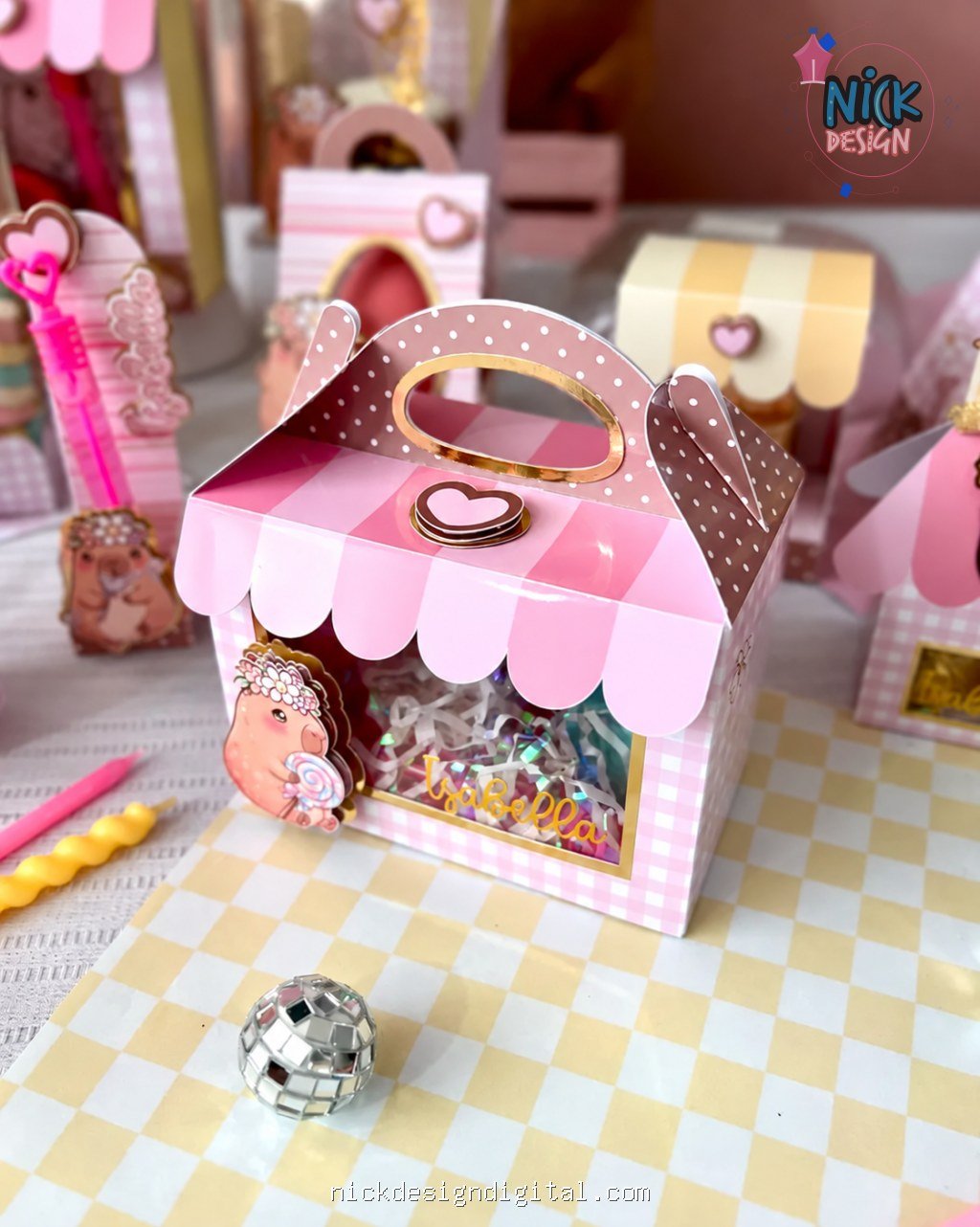 Kit de Reembalagem de Doces Capivara - Imagem 16