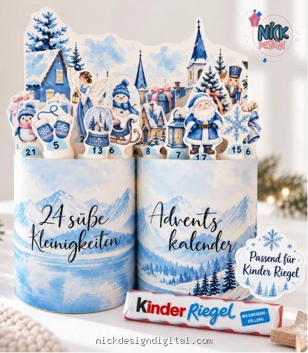 Mini Calendário do Advento Kinder Riegel - Imagem 1