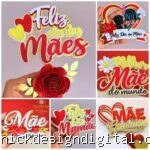 Dia das Mães - Topo de Bolo