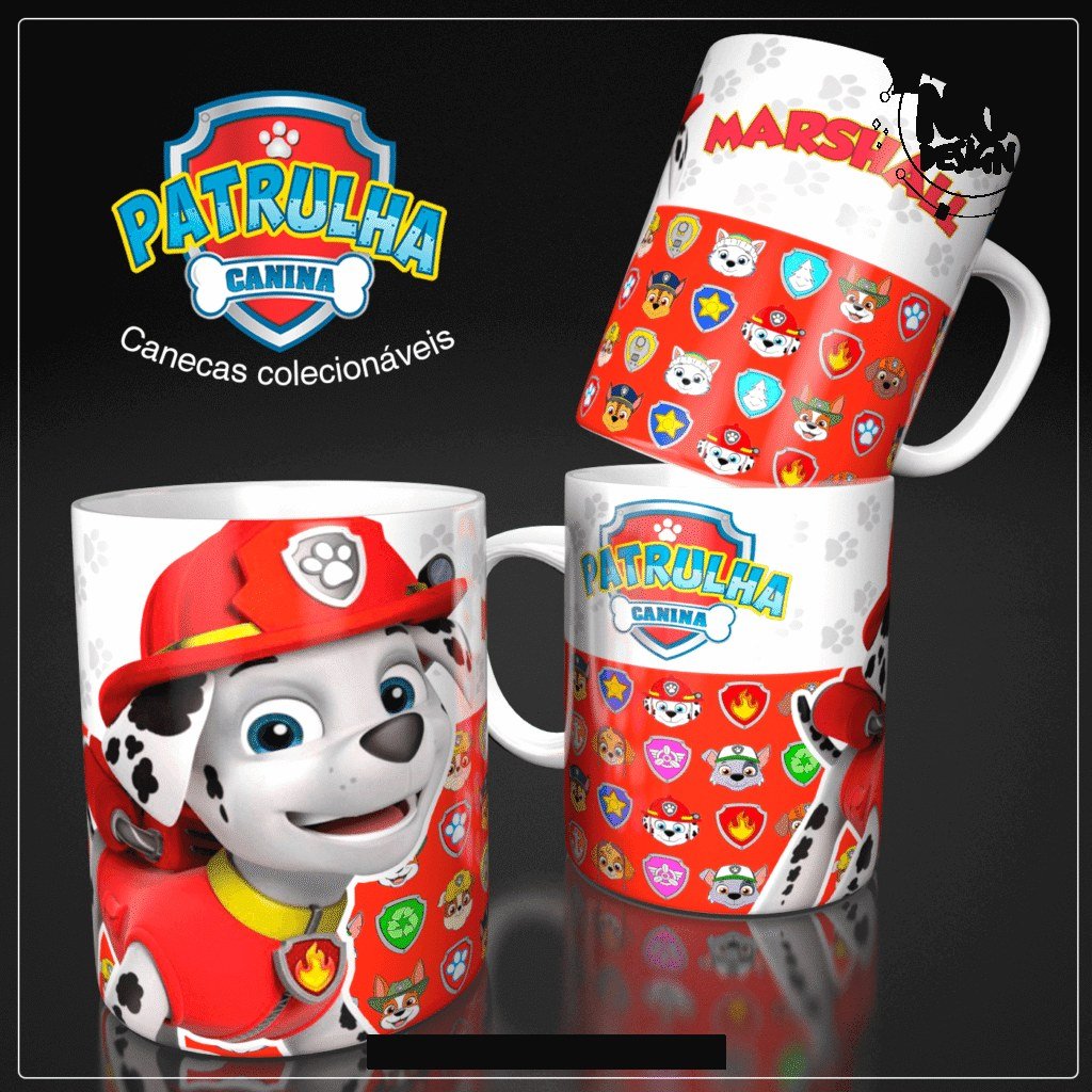 Patrulha Canina - Artes Canecas - Imagem 3
