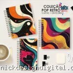 Kit Pop Retrô 2 - Capas + Divisórias (Moldes da Lê)
