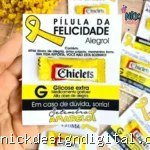 Cartão Chiclete - Setembro Amarelo