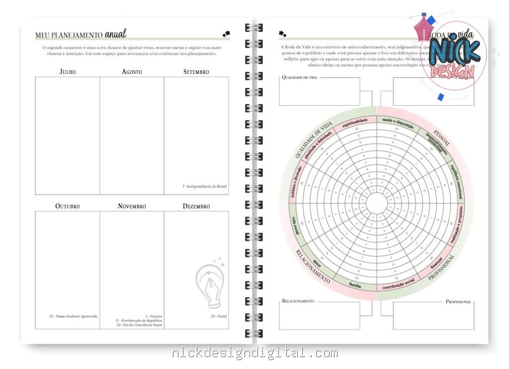 Miolo Planner Spring 2027 (Trilha de Papel) - Imagem 2