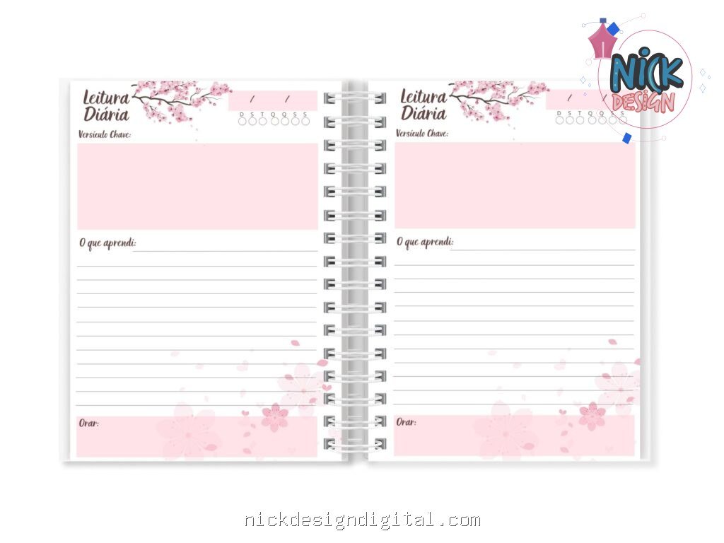 Devocional Mulher Virtuosa Floral - Editável no CANVA - Imagem 4