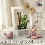 Caixa Mini Flores - Dia das Mães em SVG