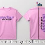Mockup Camisa - Frente e Costa (PSD)